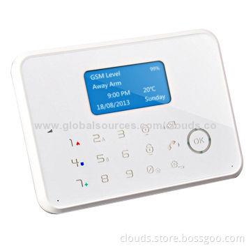 Smart Touch LCD Wireless Alarm Systems, Temperature/APP Control, SMS/GSM/PSTN/Contact ID 433/868MHz